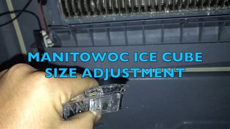 manitowoc ice thickness probe adjustment